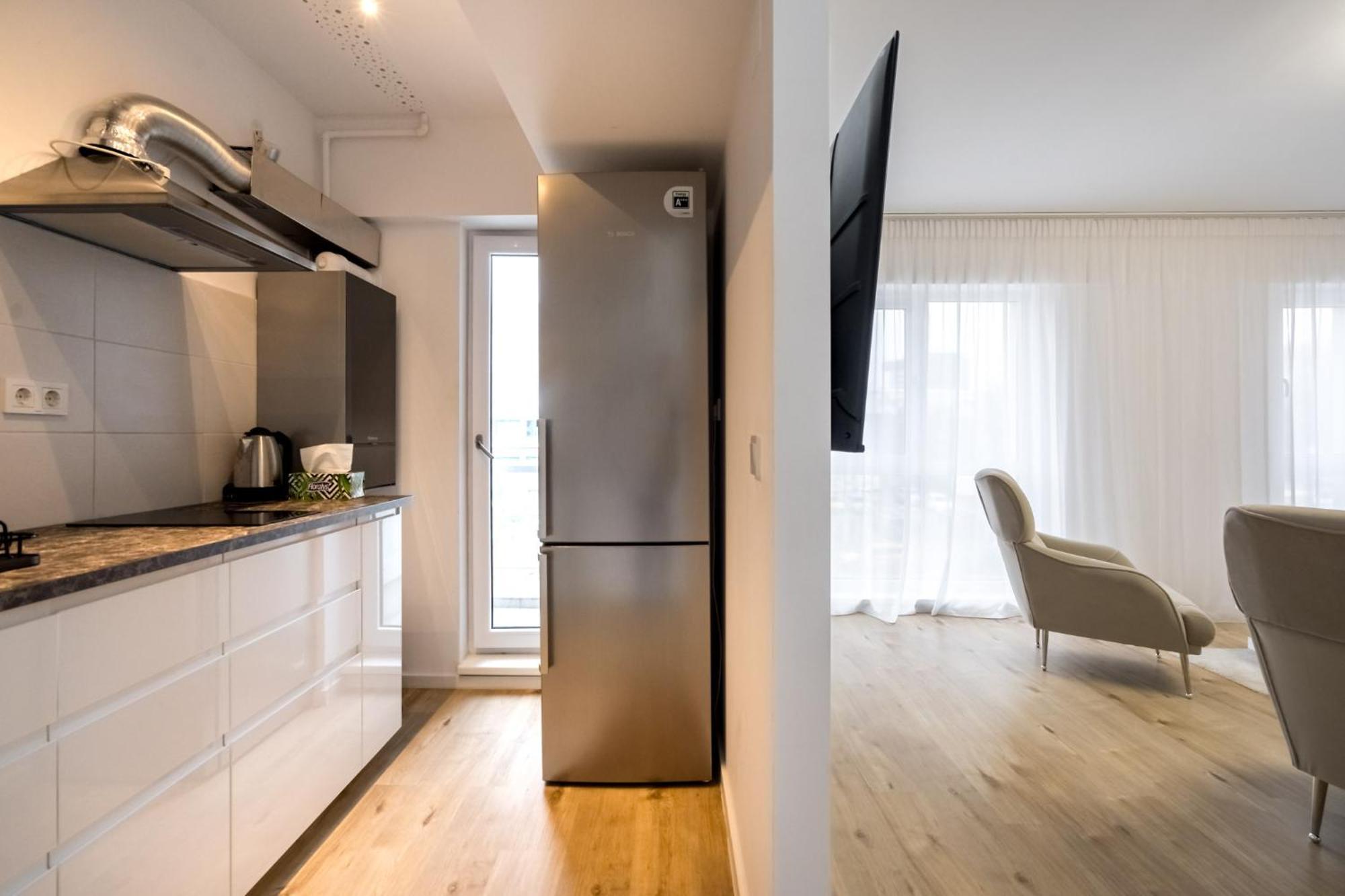 شقة Breeze - Modern Escape In Pipera بوخارست المظهر الخارجي الصورة